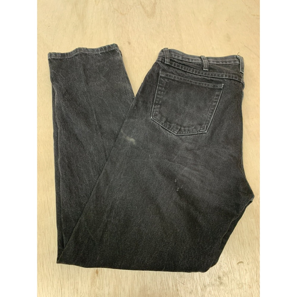 Rustler Jeans Men's 36x34 Black Regular Fit Straight Leg American Workwear Denim - Picture 4 of 8